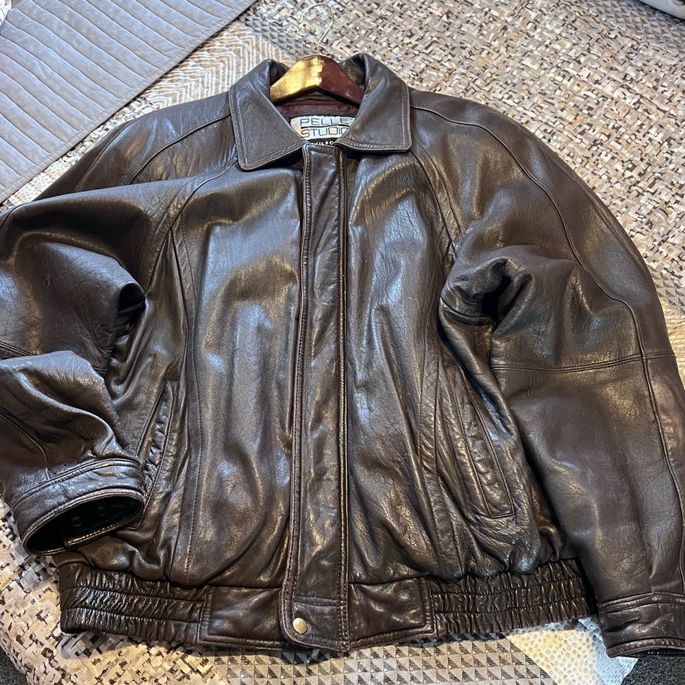 Wilson Leather Pelle Studio XL Leather Jacket with Thinsulate Liner